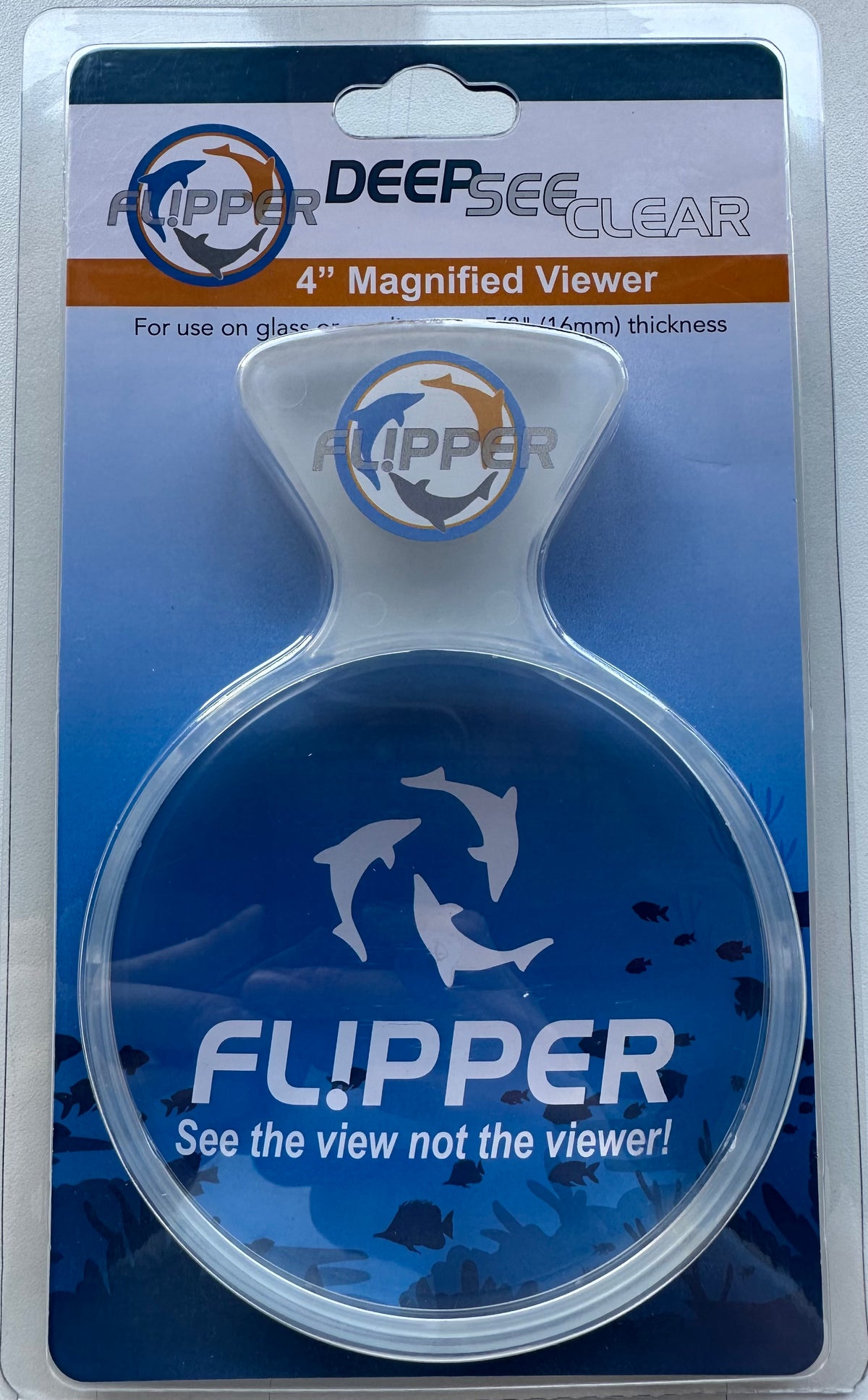Flipper standard weiß - Aquarienlupe