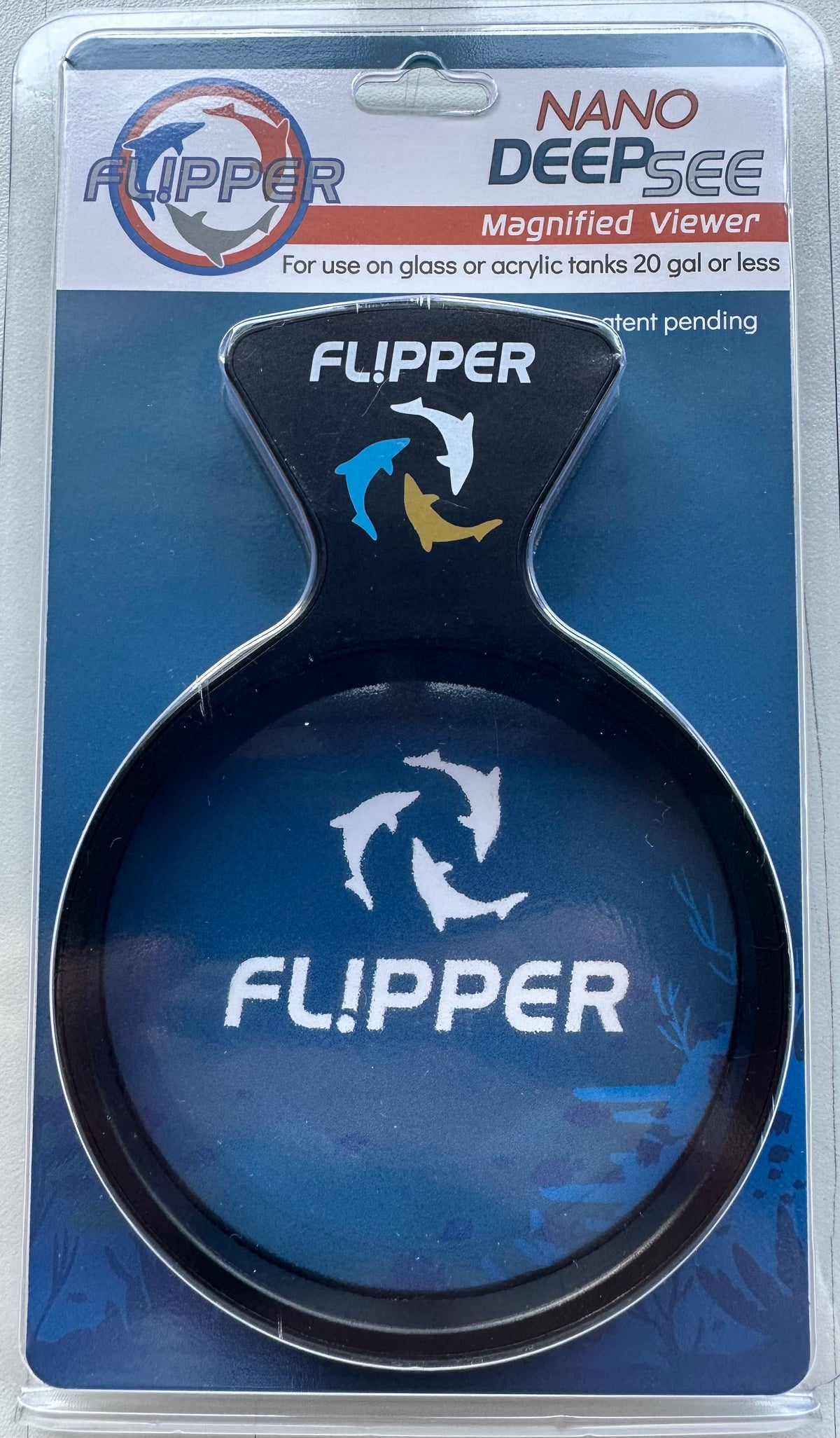 Flipper nano schwarz - Aquarienlupe